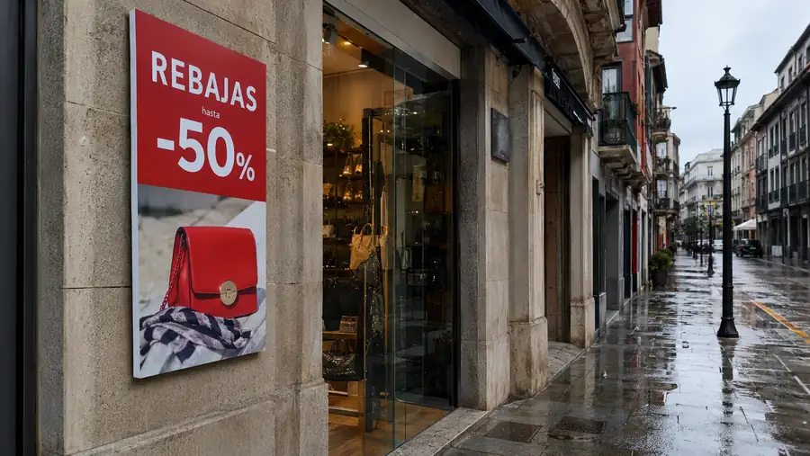 Carteles de exterior de rebajas en PVC espumado impresos por Pingraf en Oviedo